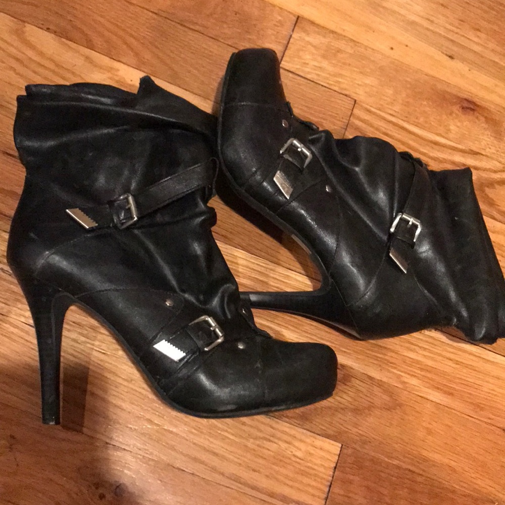 Booties with heel